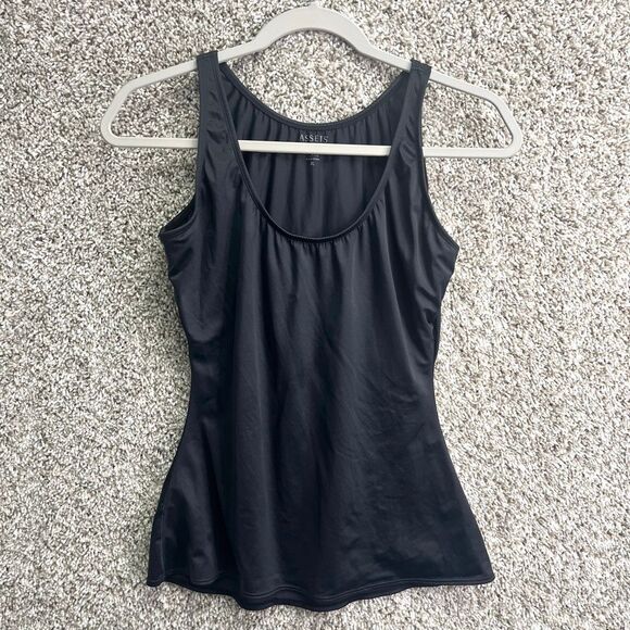 Assets by Spanx Shapewear Women’s XL Black Sleeveless Tank Top - Picture 1 of 3